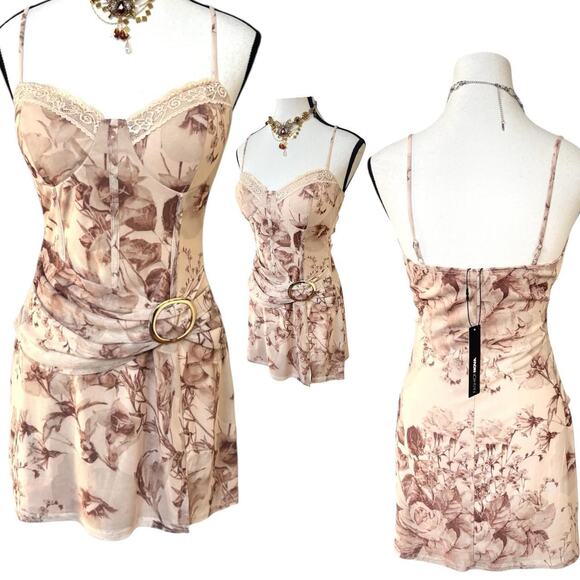 90'S Y2K VTG. 5 PC. PANTS DRESS TOPS‎ PURSE BUNDLE MEDIUM COTTAGE RETRO - Picture 5 of 7